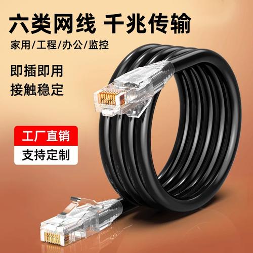 网线家用千兆超6六类5类高速电脑成品路由器连接线宽带网络线23米